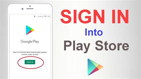 cara sign in play store